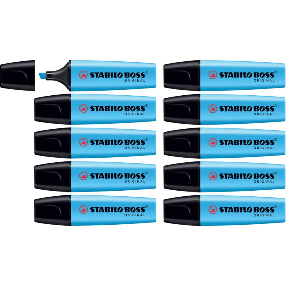 Evidenziatore Stabilo Boss Original 2-5 mm blu 70/31