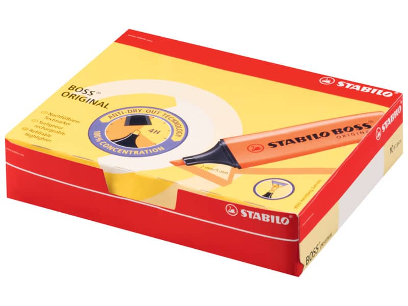 Evidenziatore Stabilo Boss Original 2-5 mm giallo 70/24