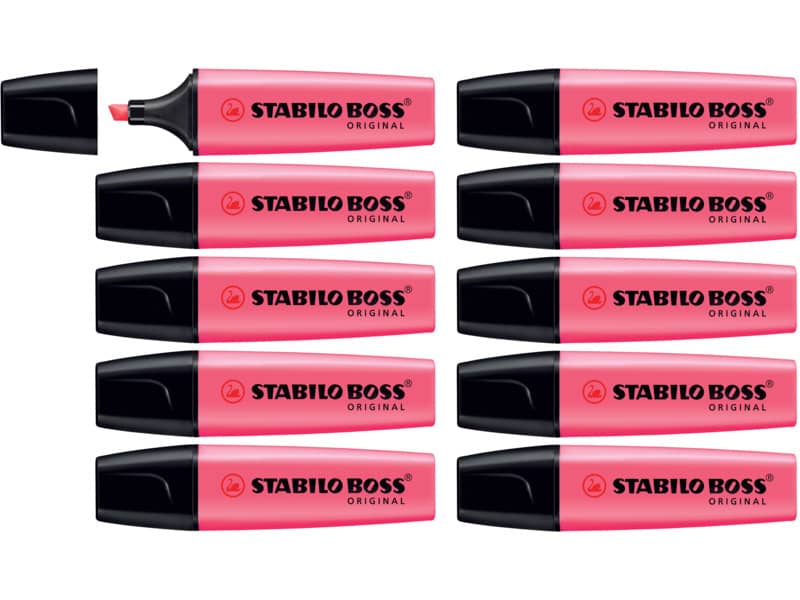 Evidenziatore Stabilo Boss Original 2-5 mm rosa 70/56