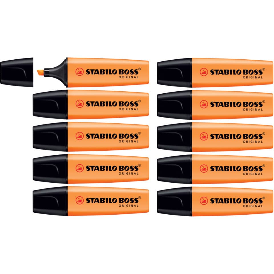 Evidenziatore Stabilo Boss Original 2-5 mm arancione 70/54