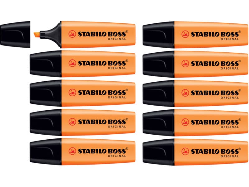 Evidenziatore Stabilo Boss Original 2-5 mm arancione 70/54