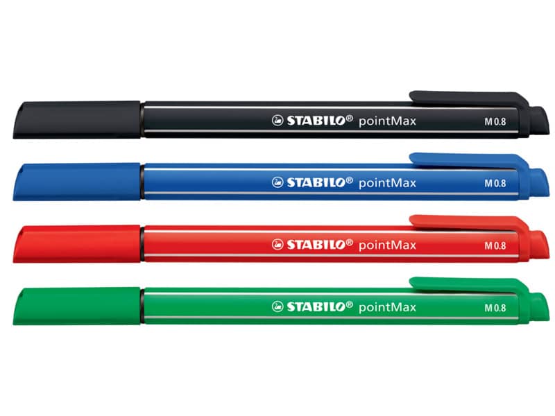 Fineliner Stabilo pointMax 0.8 mm carminio - 488/48