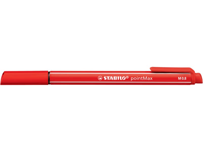 Fineliner Stabilo pointMax 0.8 mm carminio - 488/48