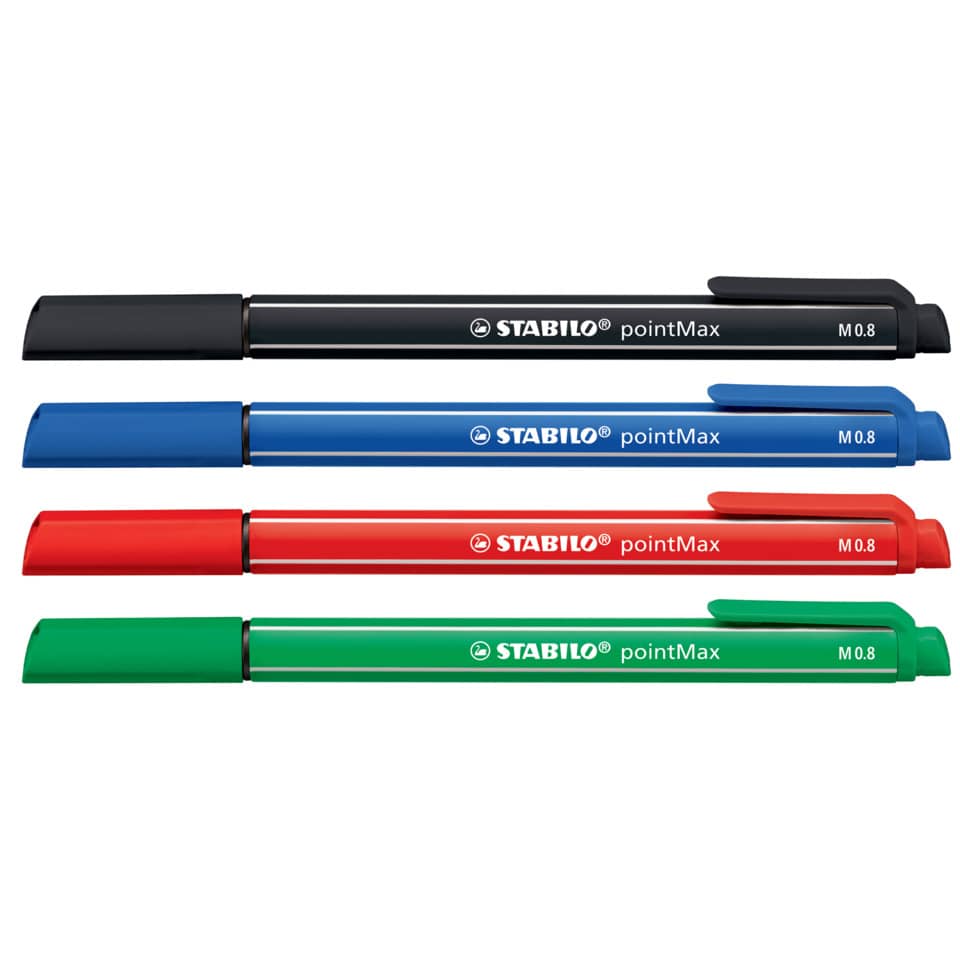 Fineliner Stabilo pointMax 0.8 mm blu oltremare - 488/32