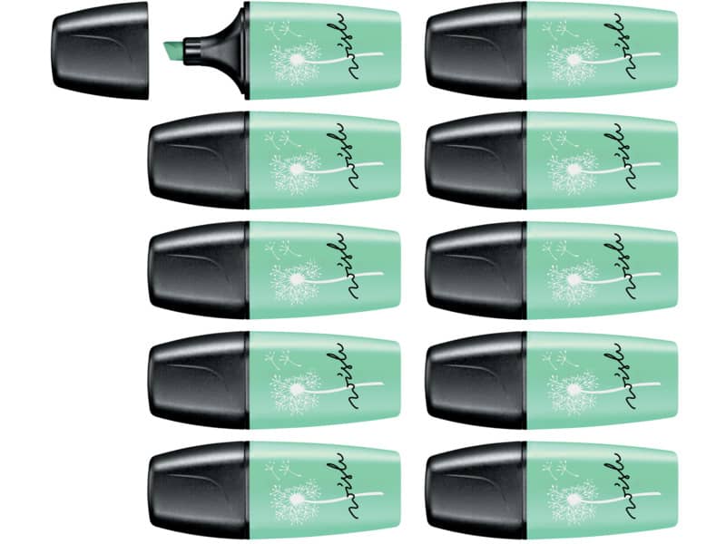 Evidenziatore Stabilo BOSS MINI Pastellove 2-5 mm verde menta 07/116-7