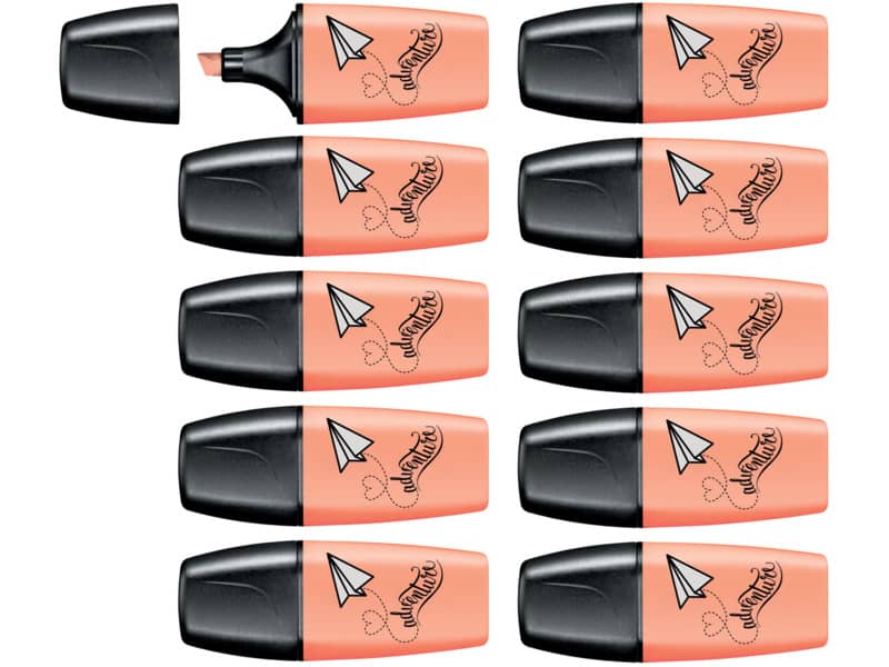 Evidenziatore Stabilo BOSS MINI Pastellove 2-5 mm rosa pesca 07/126-7