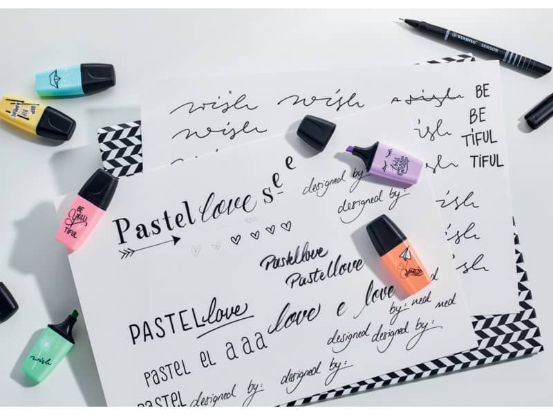 Evidenziatore Stabilo BOSS MINI Pastellove 2-5 mm carta da zucchero 07/113-7