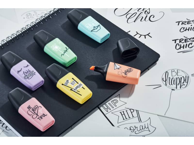 Evidenziatore Stabilo BOSS MINI Pastellove 2-5 mm rosa pesca 07/126-7