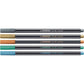 Pennarelli Stabilo Pen 68 metallic 1 mm  blu metallizzato - 68/841