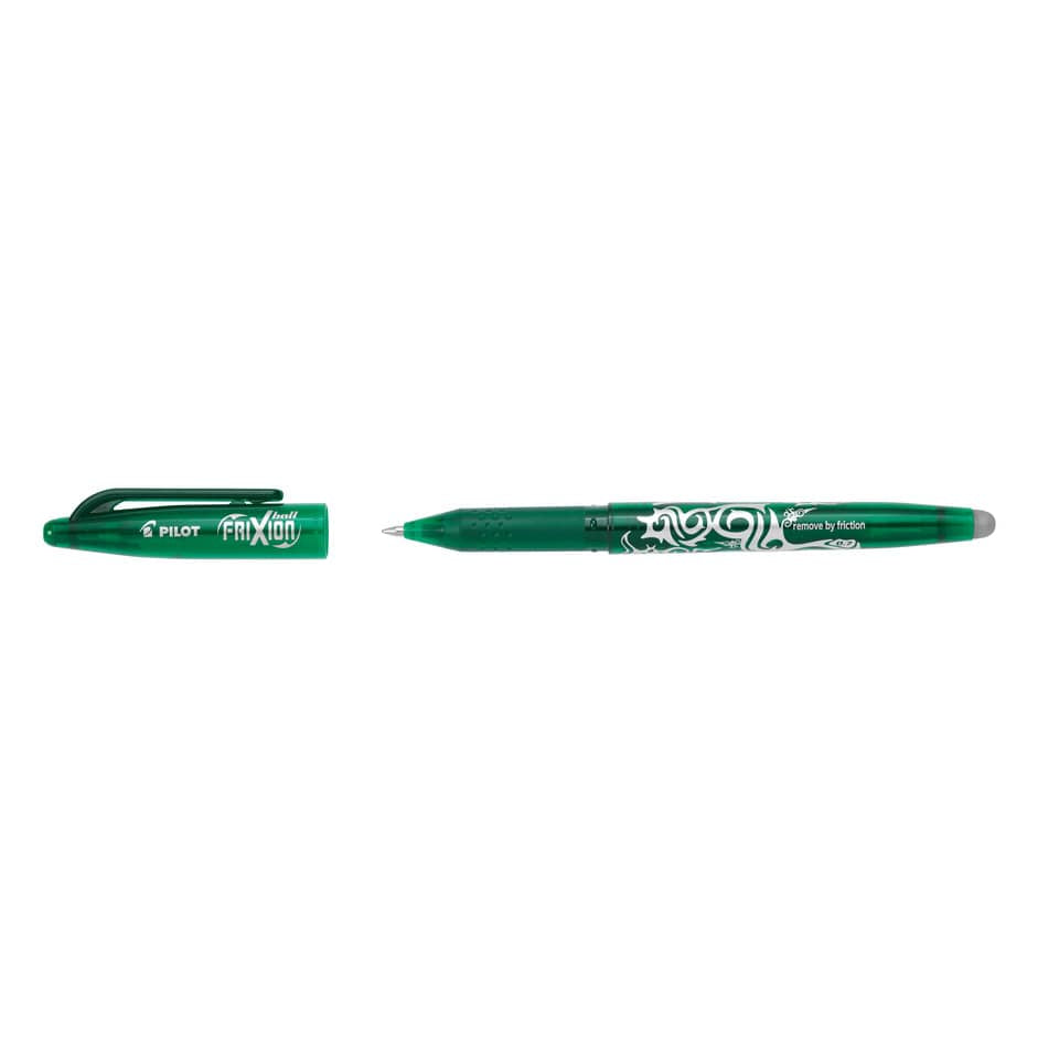 Penna a sfera cancellabile Pilot Frixion Ball punta 0,7 mm verde 006663
