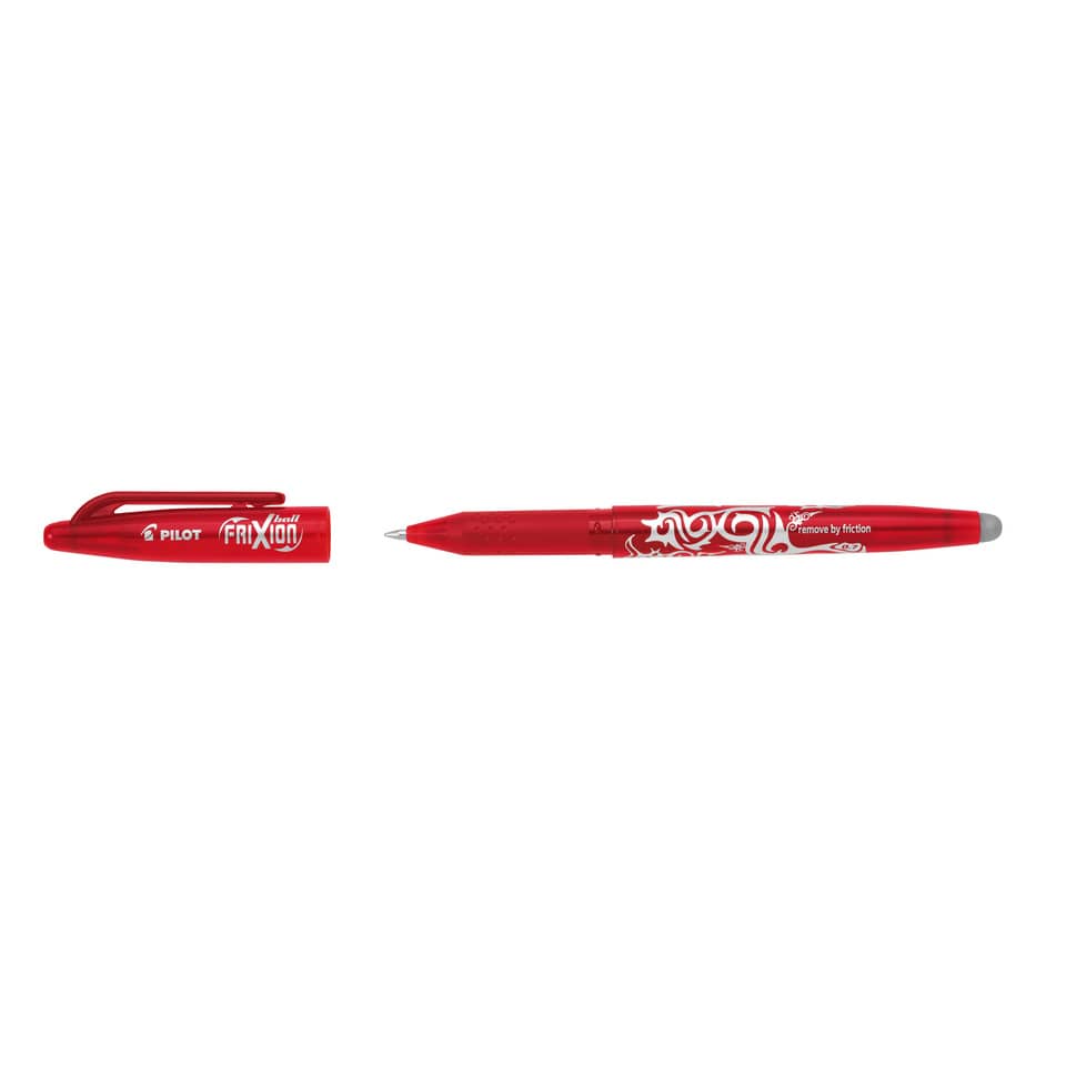 Penna a sfera cancellabile Pilot Frixion Ball punta 0,7 mm rosso 006662