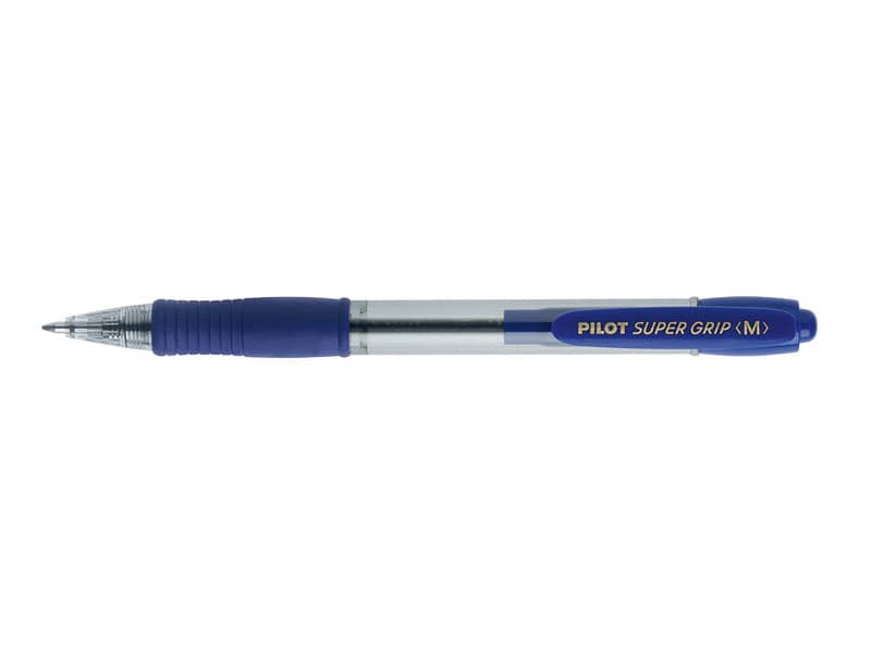 Penna a sfera a scatto Pilot BPGP Supergrip 1 mm blu 001441