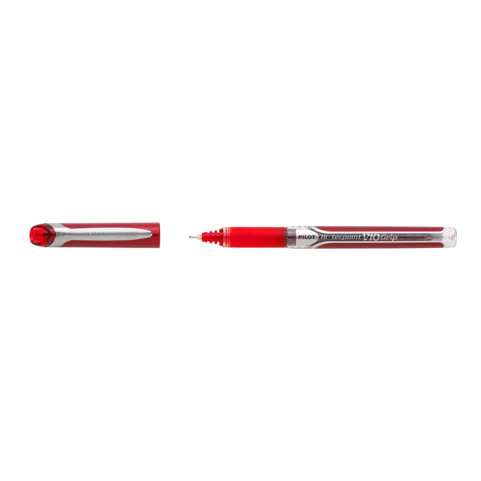 Roller a inchiostro liquido Pilot HI-TECPOINT V10 grip 1 mm rosso 006747