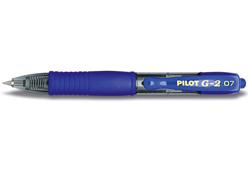 Roller gel a scatto ricaricabile Pilot G-2 Pixie 0,7 mm blu 001411