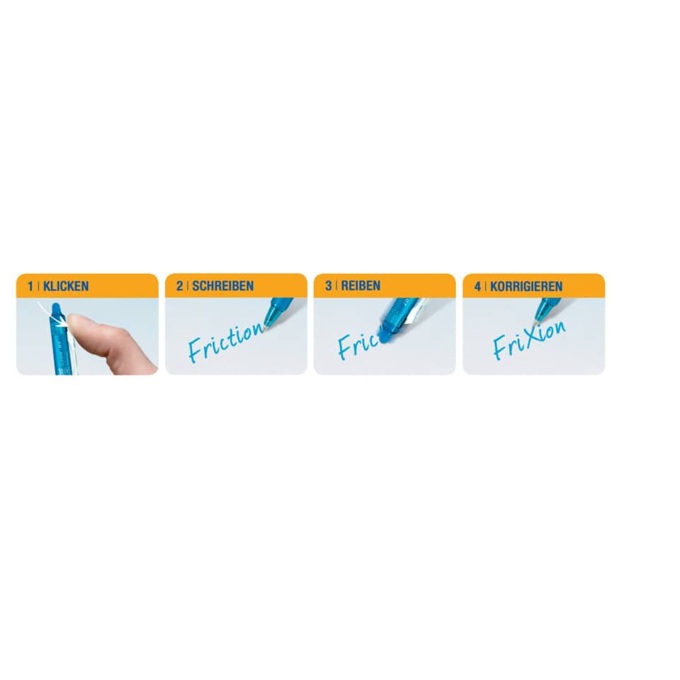 Penna a sfera cancellabile Pilot Frixion Ball Clicker 0,7 mm nero 006790