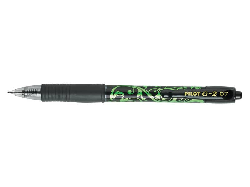 Roller gel a scatto ricaricabile Pilot G-2 Victoria 0,7 mm verde 006373