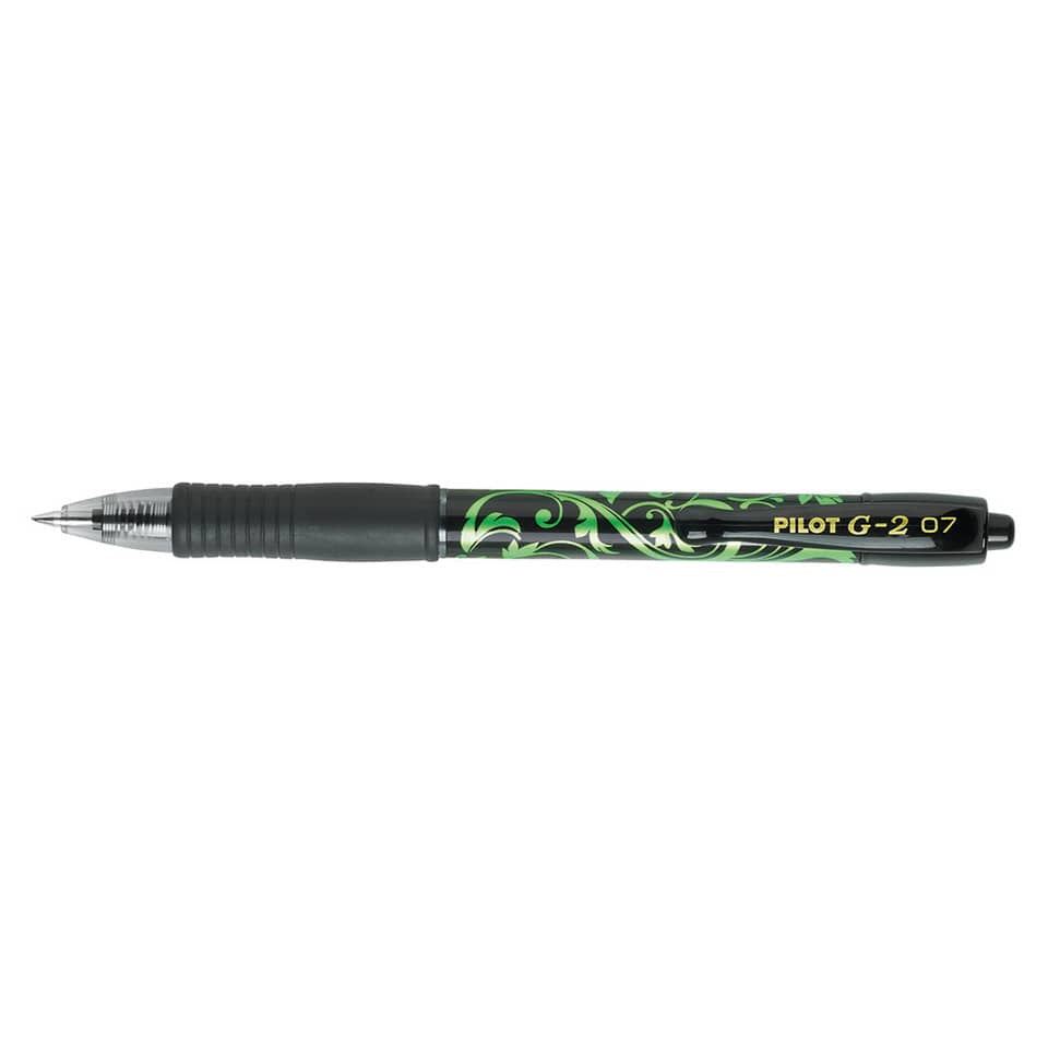 Roller gel a scatto ricaricabile Pilot G-2 Victoria 0,7 mm verde 006373