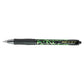 Roller gel a scatto ricaricabile Pilot G-2 Victoria 0,7 mm verde 006373