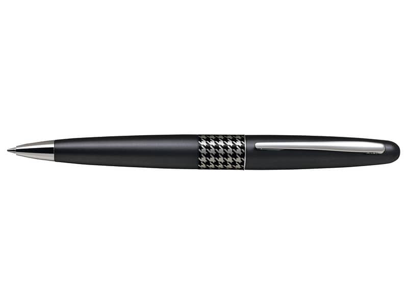 Penna a sfera Pilot MR Retro Pop Collection 0,7 mm blu fusto nero con astuccio e borsina regalo - 006471