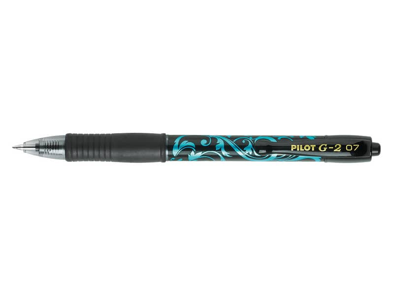 Roller gel a scatto ricaricabile Pilot G-2 Victoria 0,7 mm blu 006371