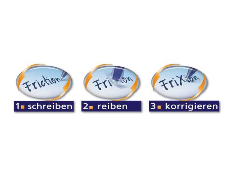 Refill penne a sfera Pilot Frixion Ball e Clicker 0,7 mm arancio Set 3 pezzi - 006647