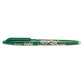 Penna a sfera cancellabile Pilot Frixion Ball punta Broad 1 mm verde 6543