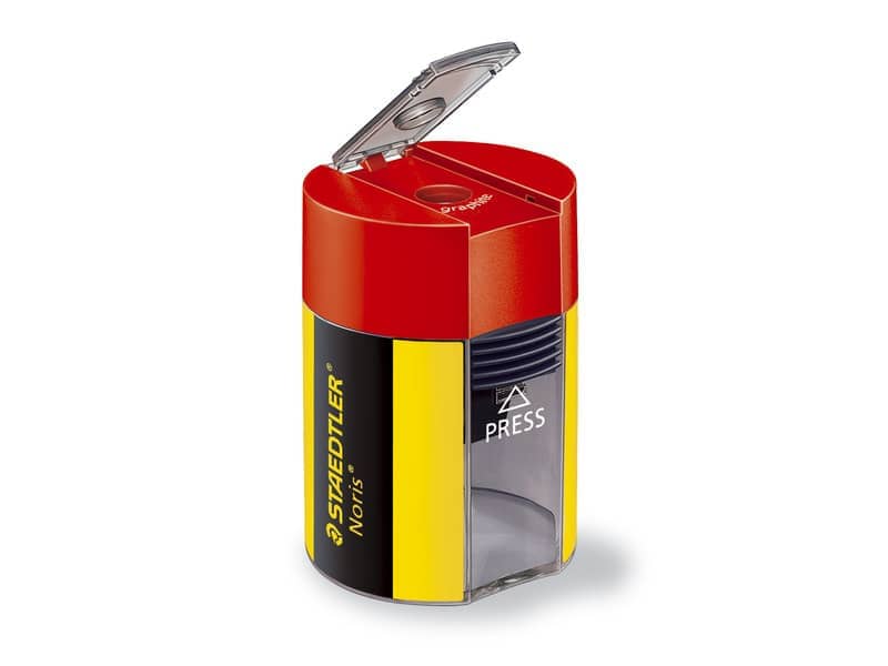 Temperamatite con contenitore Staedtler Noris Design 511 004 giallo-nero 511 004