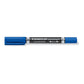 Marcatore doppia punta Staedtler Lumocolor permanent duo 348 0,6-1,5 mm blu - 348-3