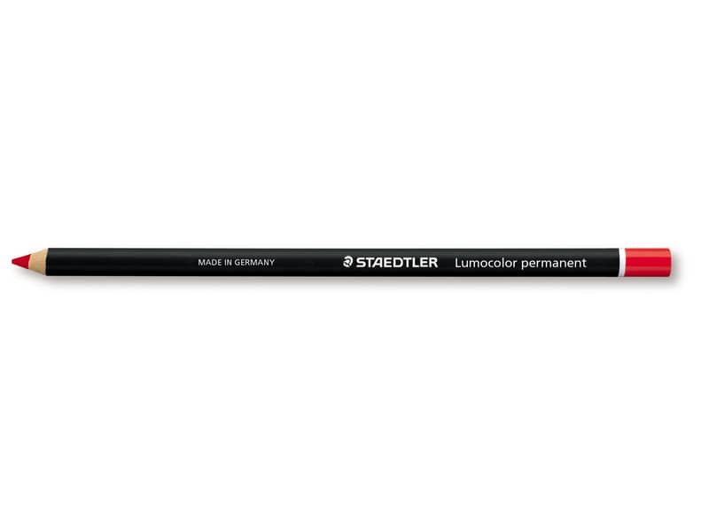 Matita vetrografica Staedtler Lumocolor Permanent Glasochrom 108 20 rosso 108 20-2