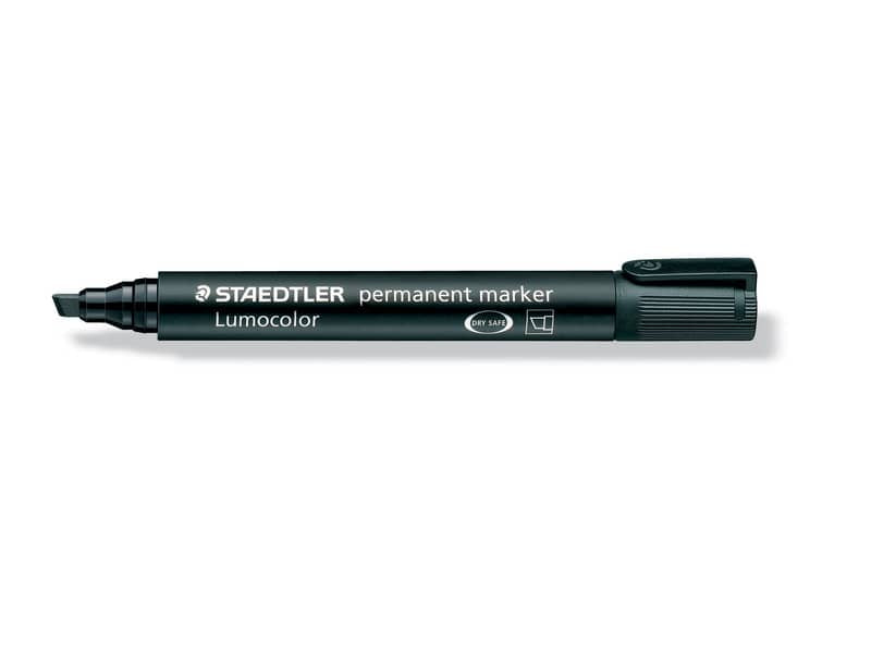 Marcatore punta a scalpello Staedtler Lumocolor permanent marker 350 2-5 mm nero - 350-9