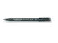 Penna a punta sintetica Staedtler Lumocolor permanent pen 317 M nero 317-9