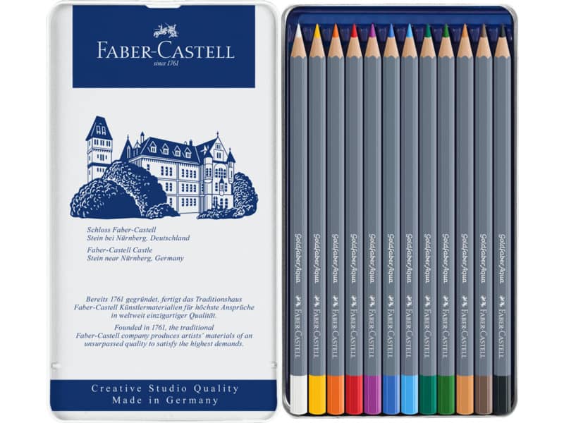 Matite acquarellabili Goldfaber Aqua Faber-Castell 12 colori Conf. 12 pezzi 114612