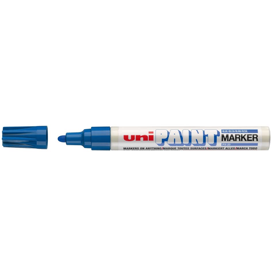 Marcatore permanente PAINT punta tonda 2,8 mm BLU M PX20 B