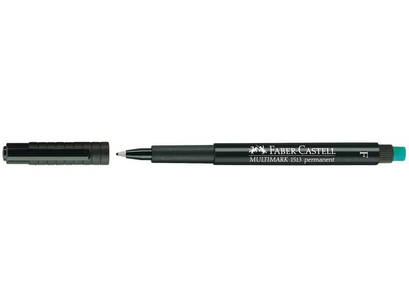 Marcatore permanente Faber-Castell Multimark nero F 0,6 mm 151399