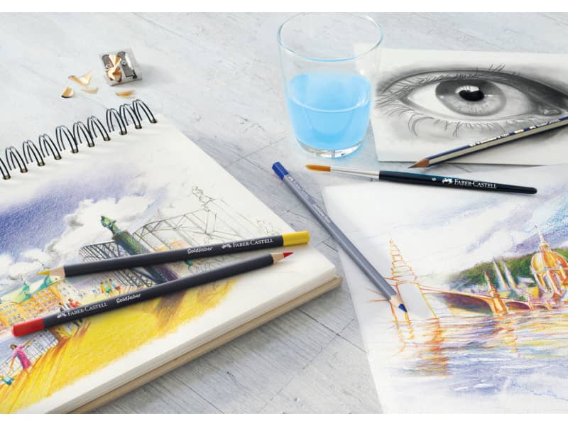 Matite acquarellabili Goldfaber Aqua Faber-Castell 24 colori Conf. 24 pezzi - 114624