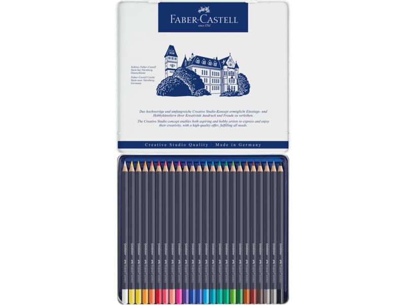 Matite colorate  permanenti Goldfaber Faber-Castell 24 colori Con. 24 pezzi -114724