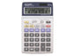 Calcolatrice da tavolo a energia solare SHARP con display LCD mobile a 12 cifre grigio - SH-EL337C