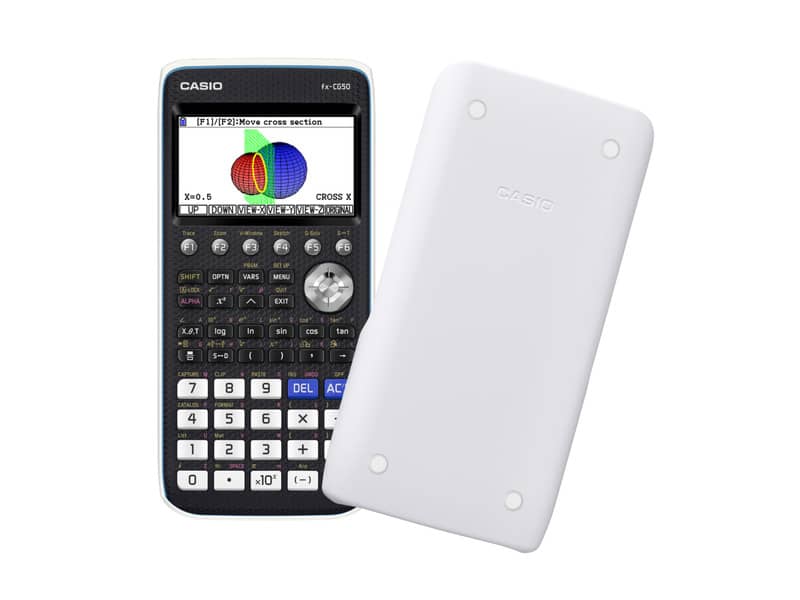 Calcolatrice grafica CASIO FX-CG50 senza CAS con oltre 65.000 colori. Ammessa alla Maturità. Nera - FX-CG50