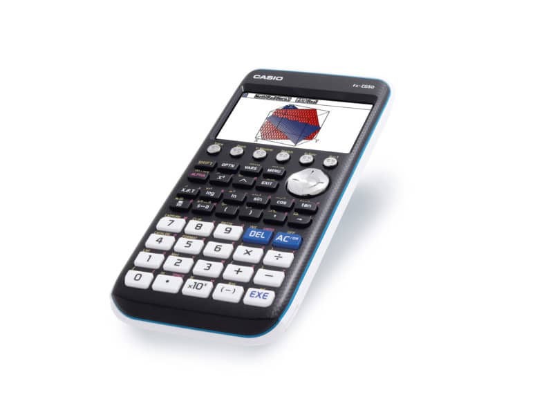 Calcolatrice grafica CASIO FX-CG50 senza CAS con oltre 65.000 colori. Ammessa alla Maturità. Nera - FX-CG50