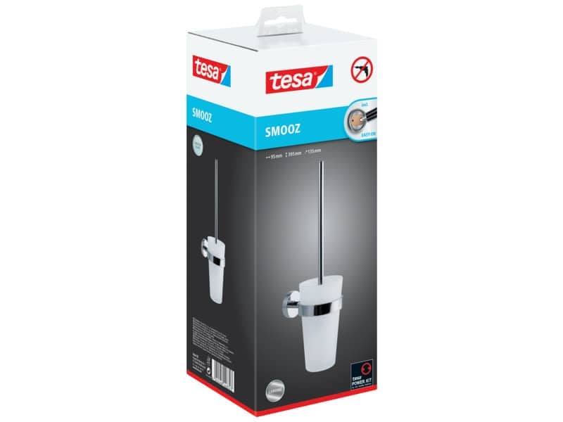 Portascopino WC tesa Smooz rimovibile e riutilizzabile 40316-00000-00