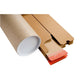 Tubo fustellato per spedizioni ColomPac in cartone ondulato 430×105/55×75 mm avana trapezoidale - 30000289