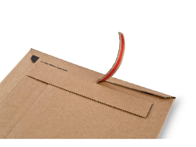 Busta rigida per spedizioni ColomPac in cartone ondulato f.to 16,7x26,8 cm avana 30000177