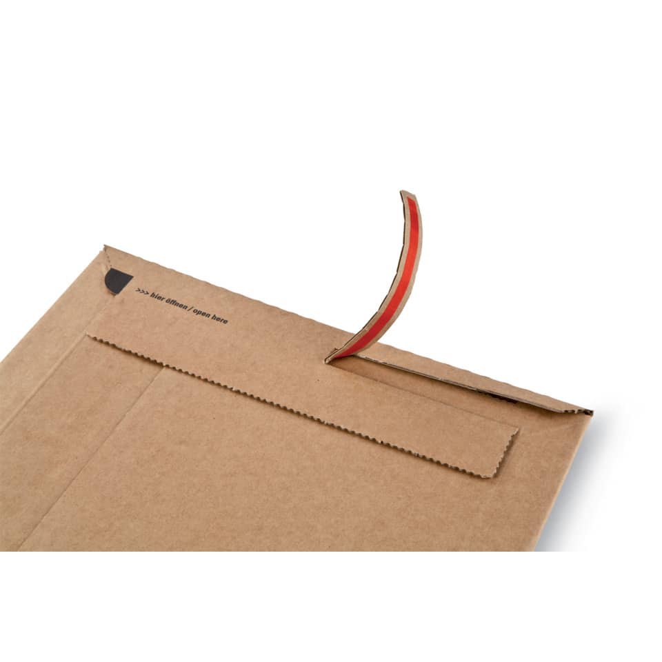 Busta rigida per spedizioni ColomPac in cartone ondulato f.to 16,7x26,8 cm avana 30000177