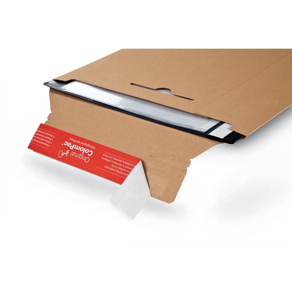 Busta rigida per spedizioni ColomPac in cartone rigido f.to 29,5x37,5 cm avana conf. da 20 - 30000207