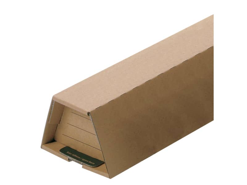 Tubo fustellato per spedizioni ColomPac trapezoidale 1.005×105/55×75 mm avana CP 070.08