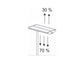Lampade da terra MAUL Naos argento 8251495