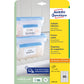 Etichette permanenti per freezer Avery 38,1x21,1 mm bianco - 65 et./foglio laser/inkjet - cf. 25 fogli L7971-25