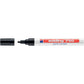 Marcatore a vernice edding 750 punta conica 2-4 mm nero 4-750001