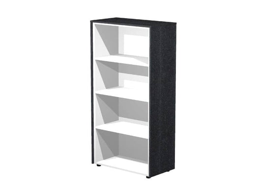 Mobile a giorno alto Artexport Flora singolo 83x43x158,2 cm top e fianchi nero venato frassino - 937/8