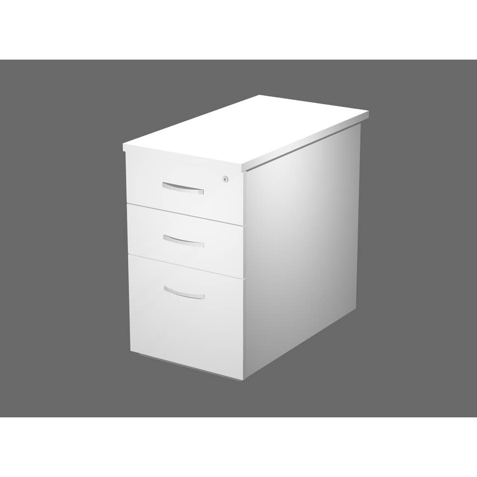 Cassettiera alta 2 cassetti + 1 classificatore Artexport Flex 44x80x73 cm - bianco - CA80-3